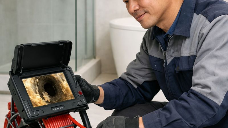 管道內視鏡看著通：螢幕即時顯示管內畫面