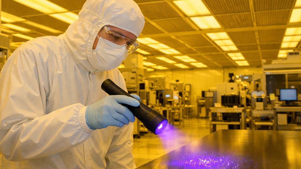 半導體無塵室 UV-A 粒子檢測